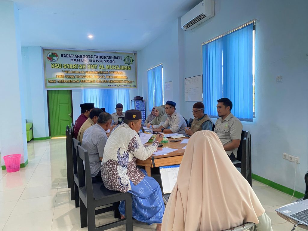 rapat koordinasi studi tiru BMI Kopsyah Tangerang BMT Al Muhajirin.